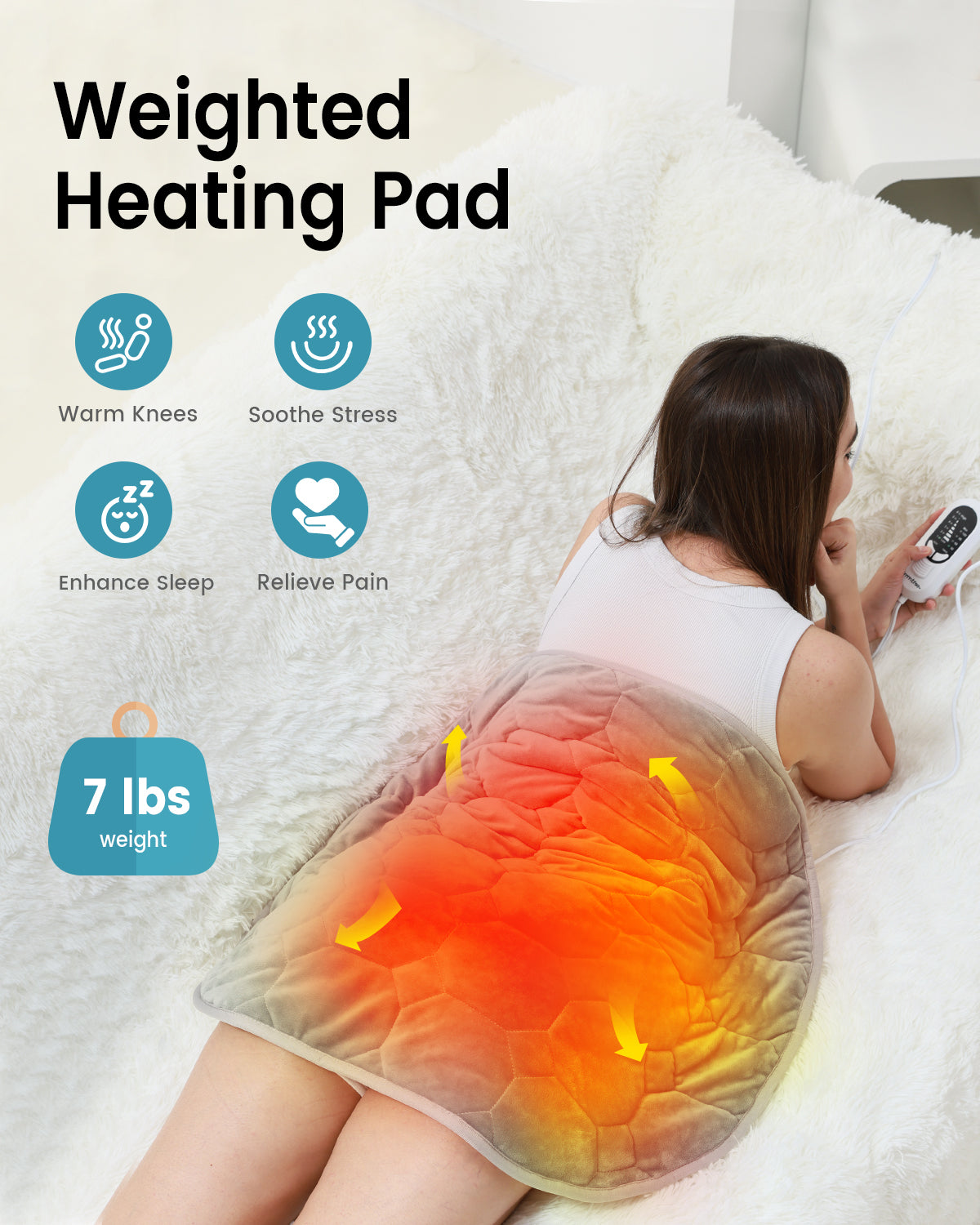 Weighted Lap Heated Blanket | Immtree