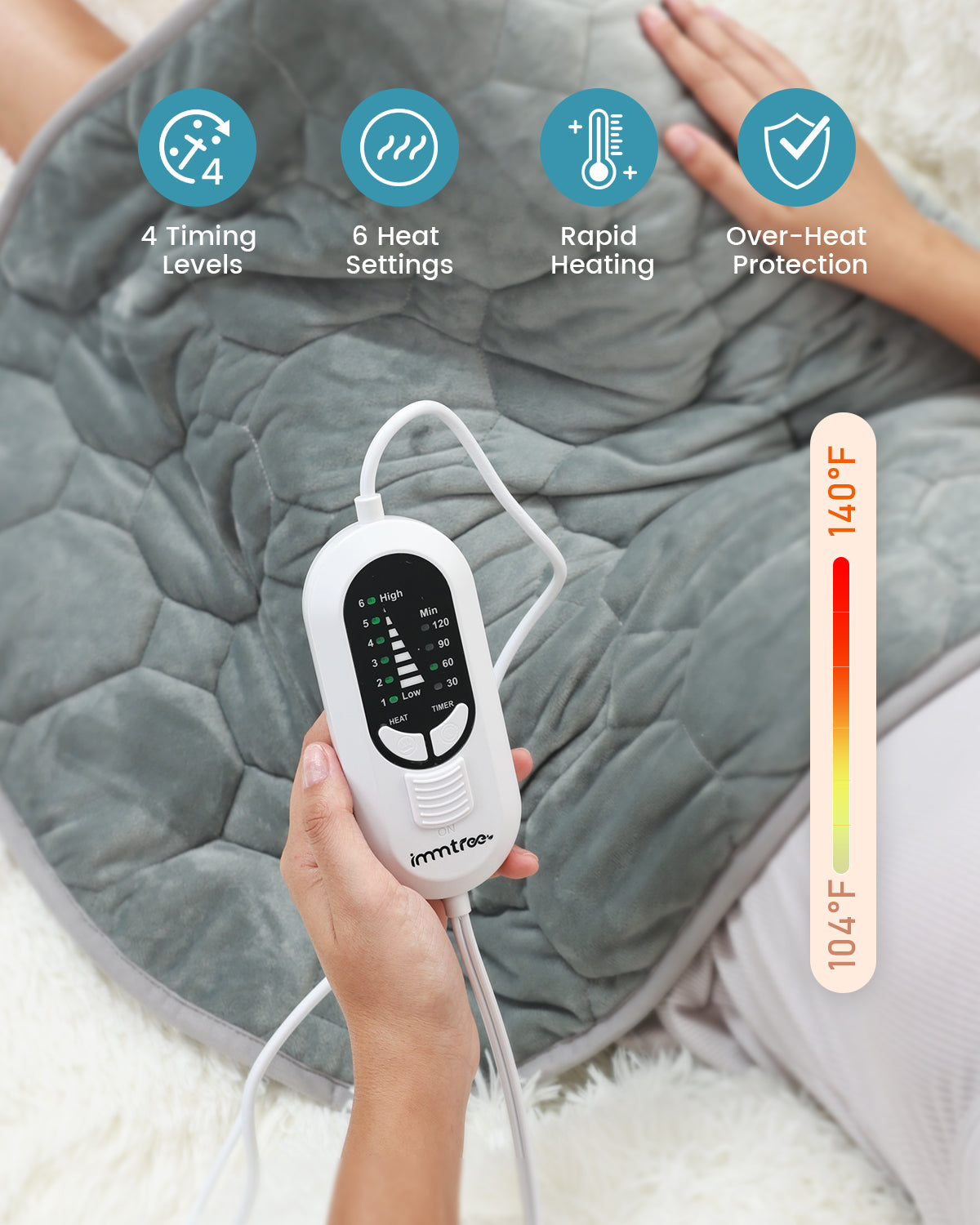Weighted Lap Heated Blanket | Immtree